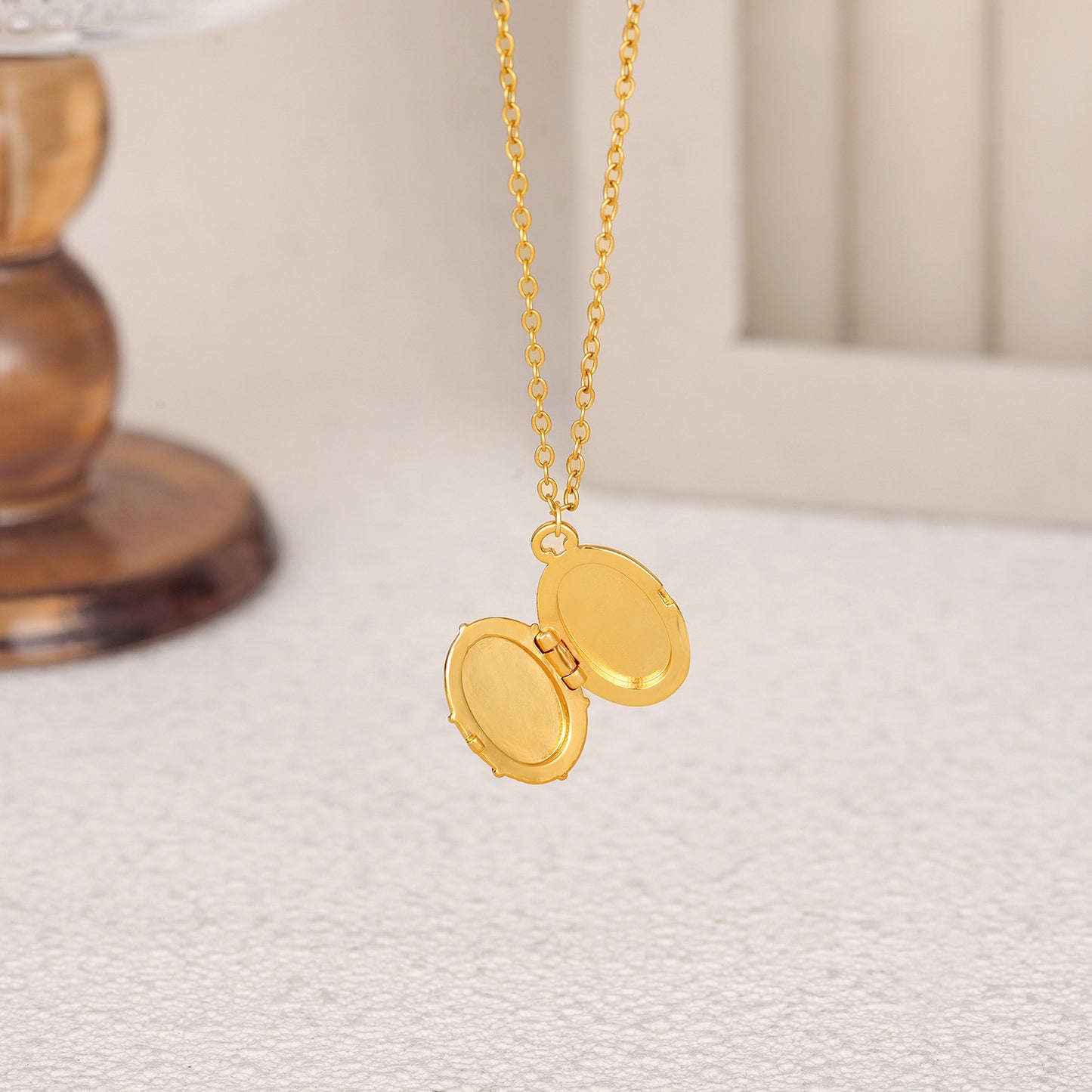 Self love locket necklace