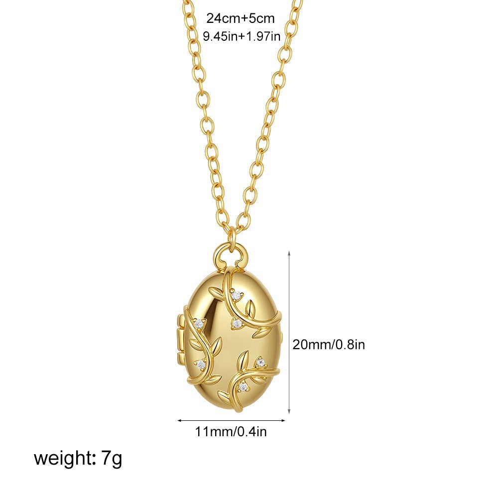 Self love locket necklace